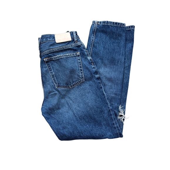 Everlane The Cheeky Jean Size 25 Distressed Leg - Picture 4 of 5